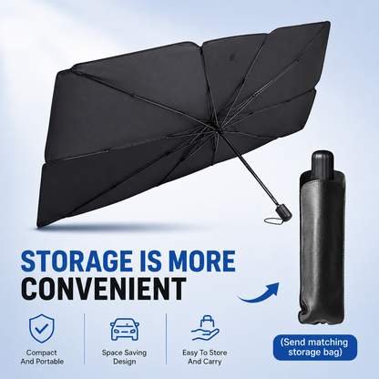 🚗 Foldable Windshield Sun Shade Umbrella