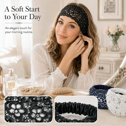 ✨Plum Blossom Hollow Beaded Wide Headband