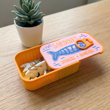 🐟 Not Sardines Jewelry Holder Container