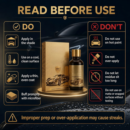 9H Graphene Ceramic Coating for Cars (50ML)