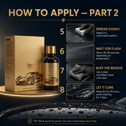 9H Graphene Ceramic Coating for Cars (50ML)