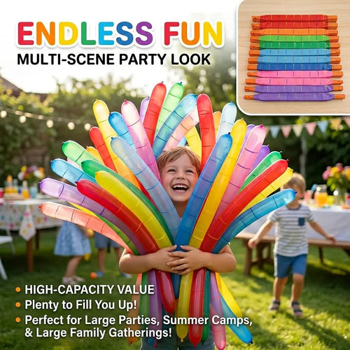 🎉100pcs Whistling Flying Rockets with Pump |Outdoor Party Games and Birthday Gifts