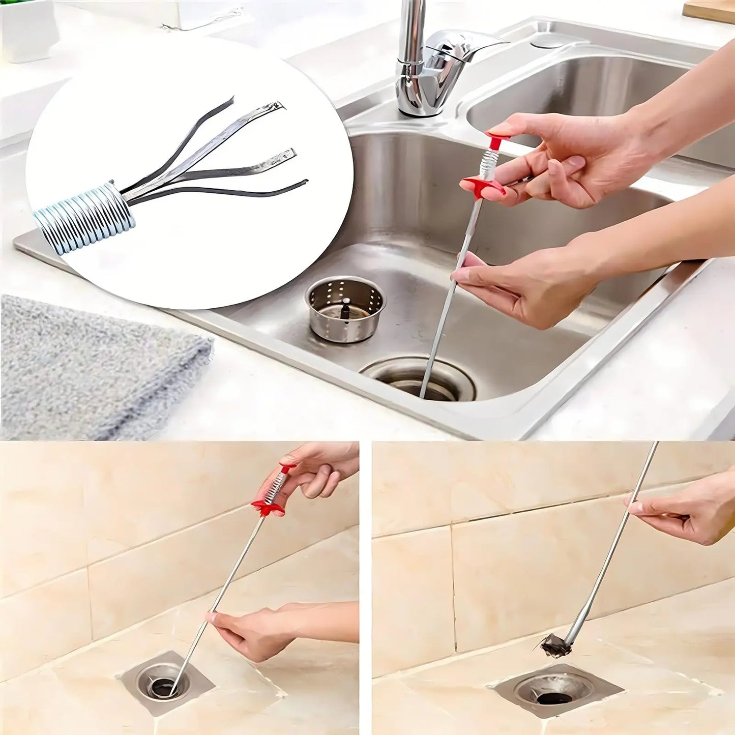 🪠 Flexible Grabber Claw Pick Up Reacher Tool