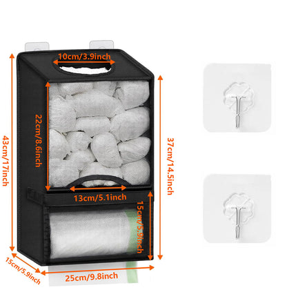 🛍️ 2-in-1 Extra-Large Plastic Bag Holder
