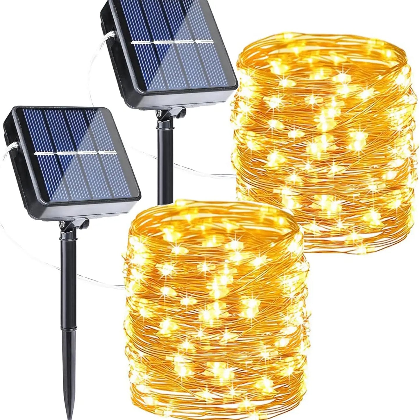 ☀️ Solar Powered LED Fairy String Lights