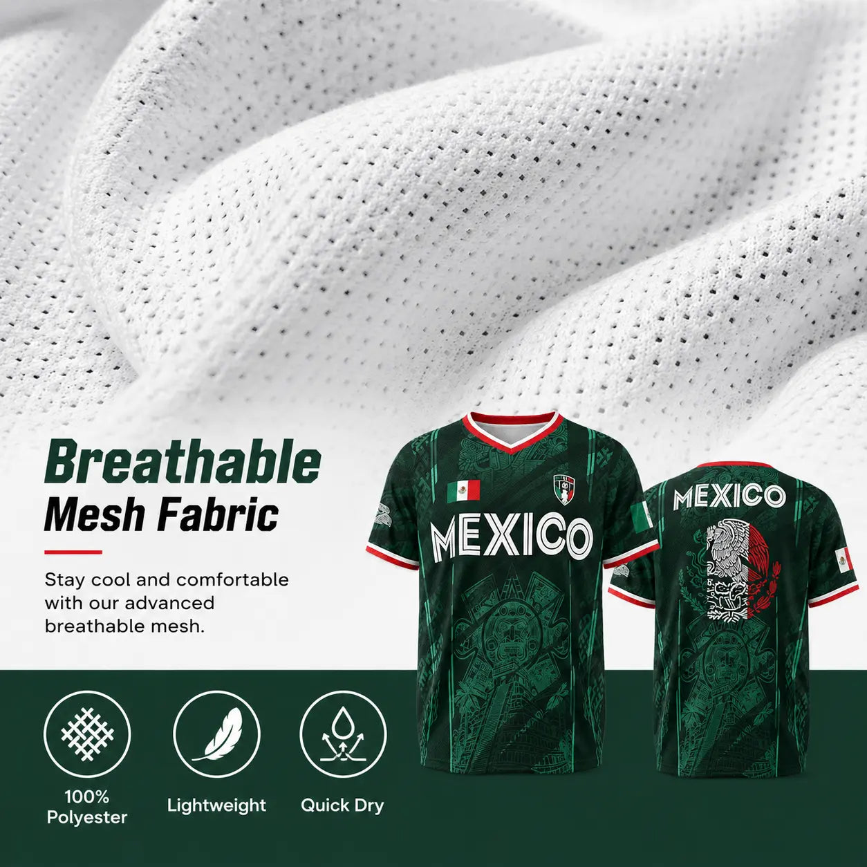 ⚽ 2026 Mexico Retro Soccer Jersey