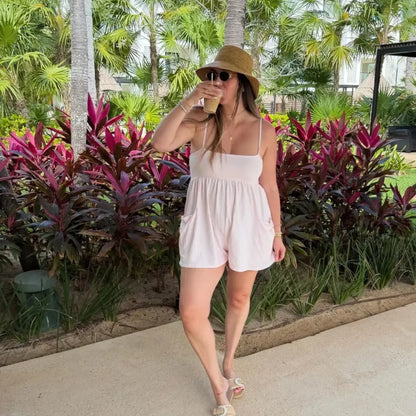 👗 Summer Strappy Romper