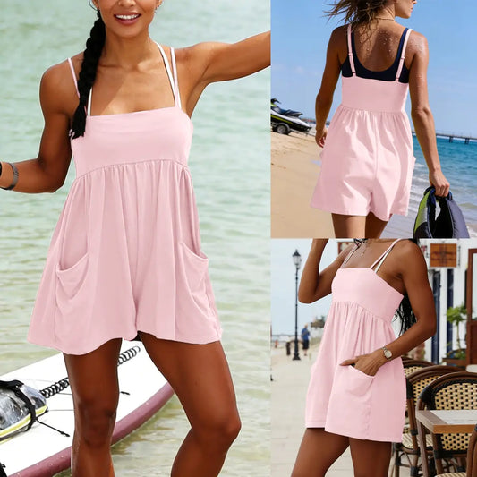 👗 Summer Strappy Romper