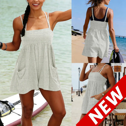 👗 Summer Strappy Romper