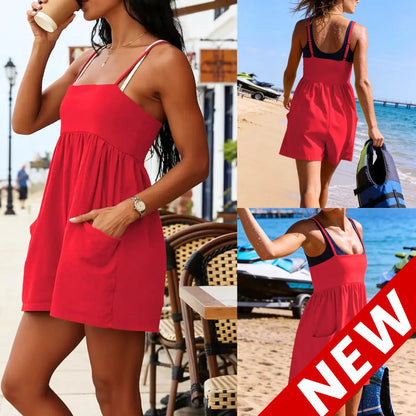 👗 Summer Strappy Romper