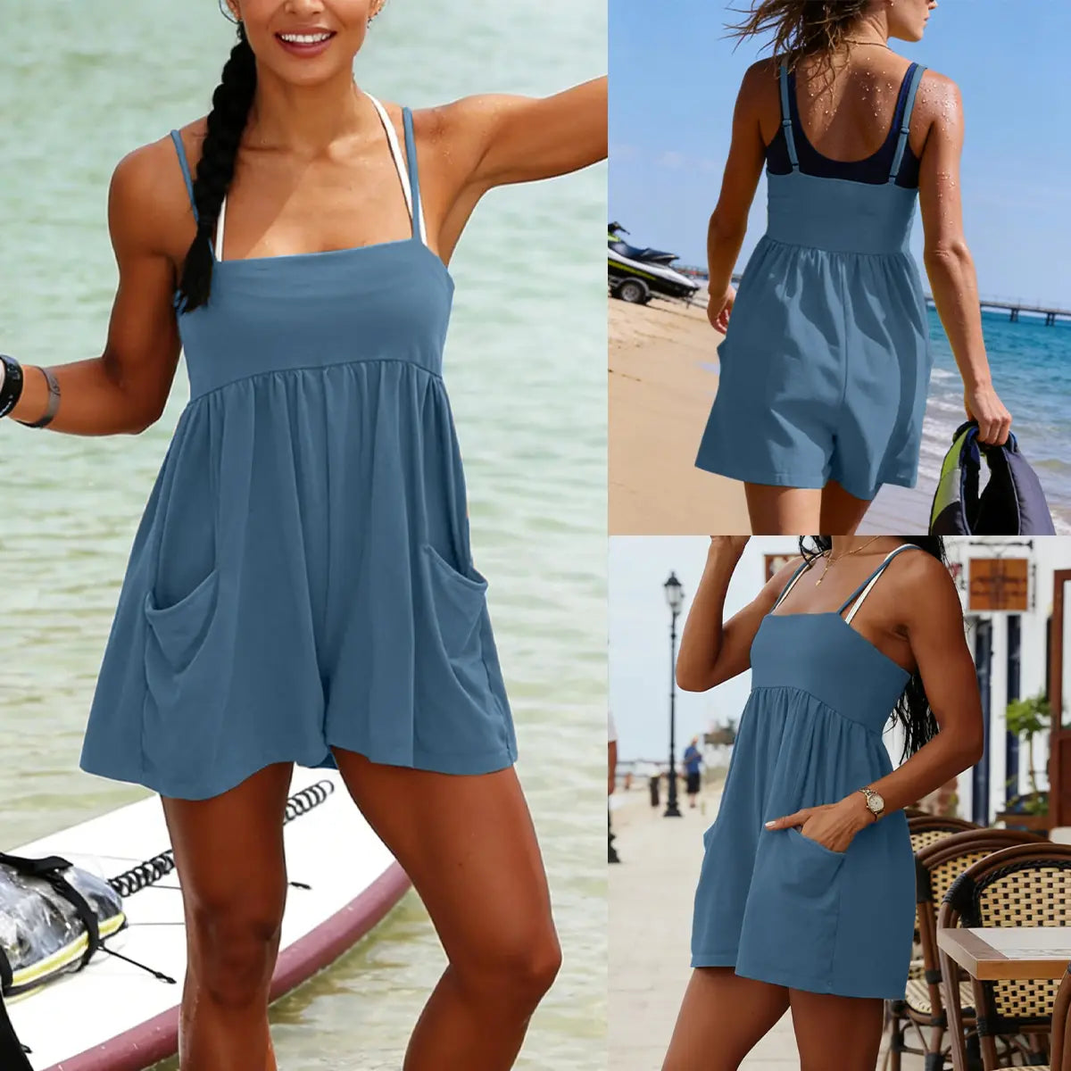 👗 Summer Strappy Romper