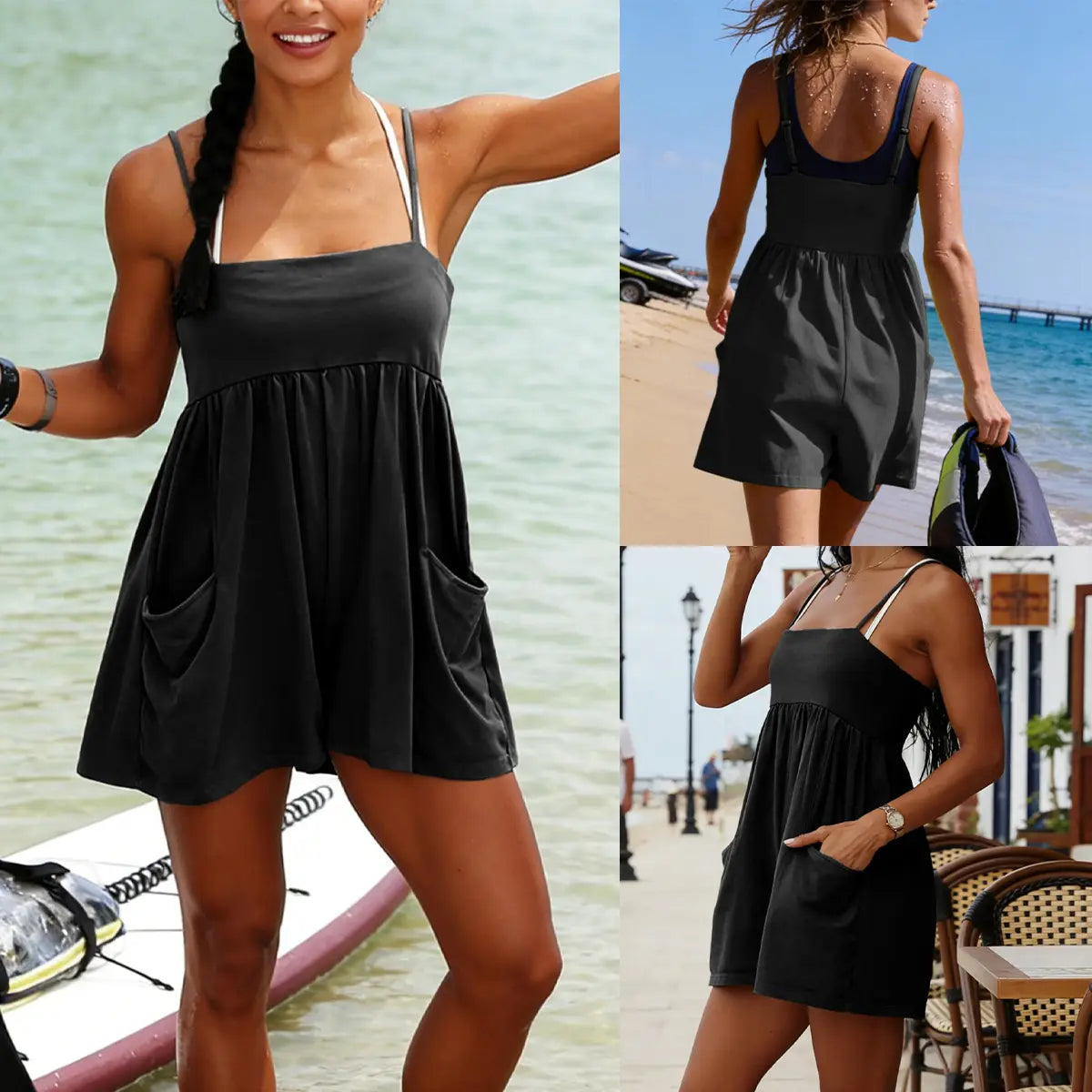 👗 Summer Strappy Romper