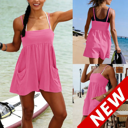 👗 Summer Strappy Romper