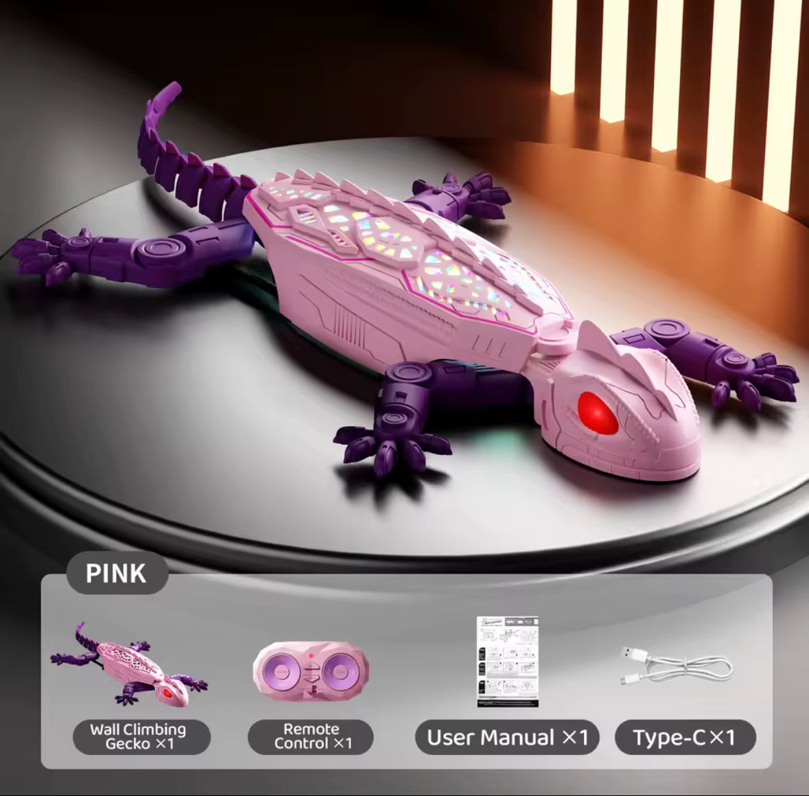 Gravity-Defying Remote Control Gecko