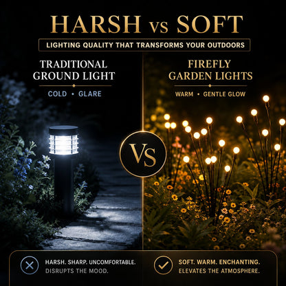 Solar Powered Firefly Swaying Garden Lights