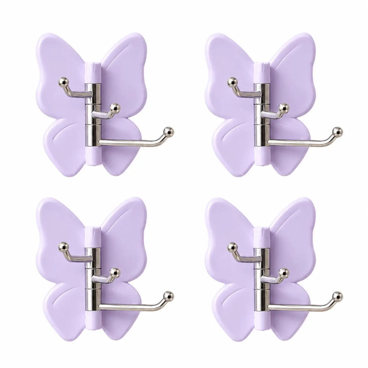 Rotating Butterfly Corner Wall Hooks