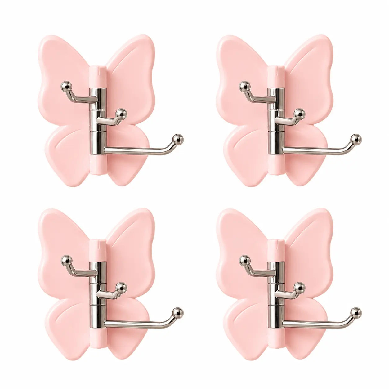 Rotating Butterfly Corner Wall Hooks