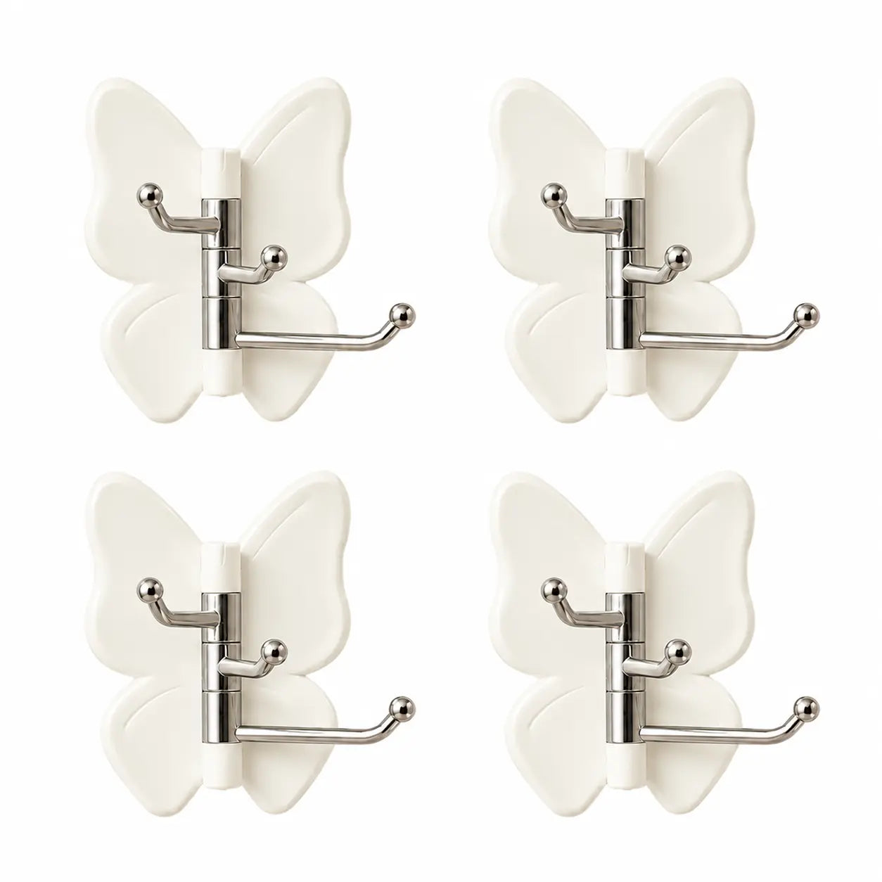 Rotating Butterfly Corner Wall Hooks