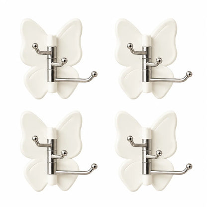 Rotating Butterfly Corner Wall Hooks