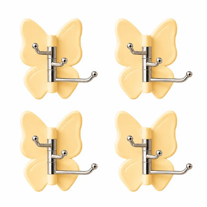 Rotating Butterfly Corner Wall Hooks