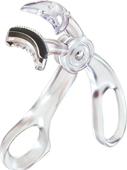 Wide-Angle Eyelash Curler with Built-in Comb