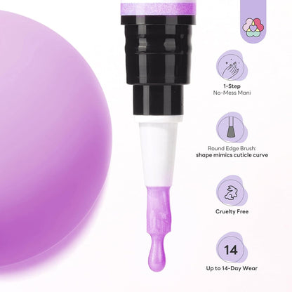 💅5-in-1 Aurora Gel Nail Pen – One-Step, No-Mess UV/LED Manicure