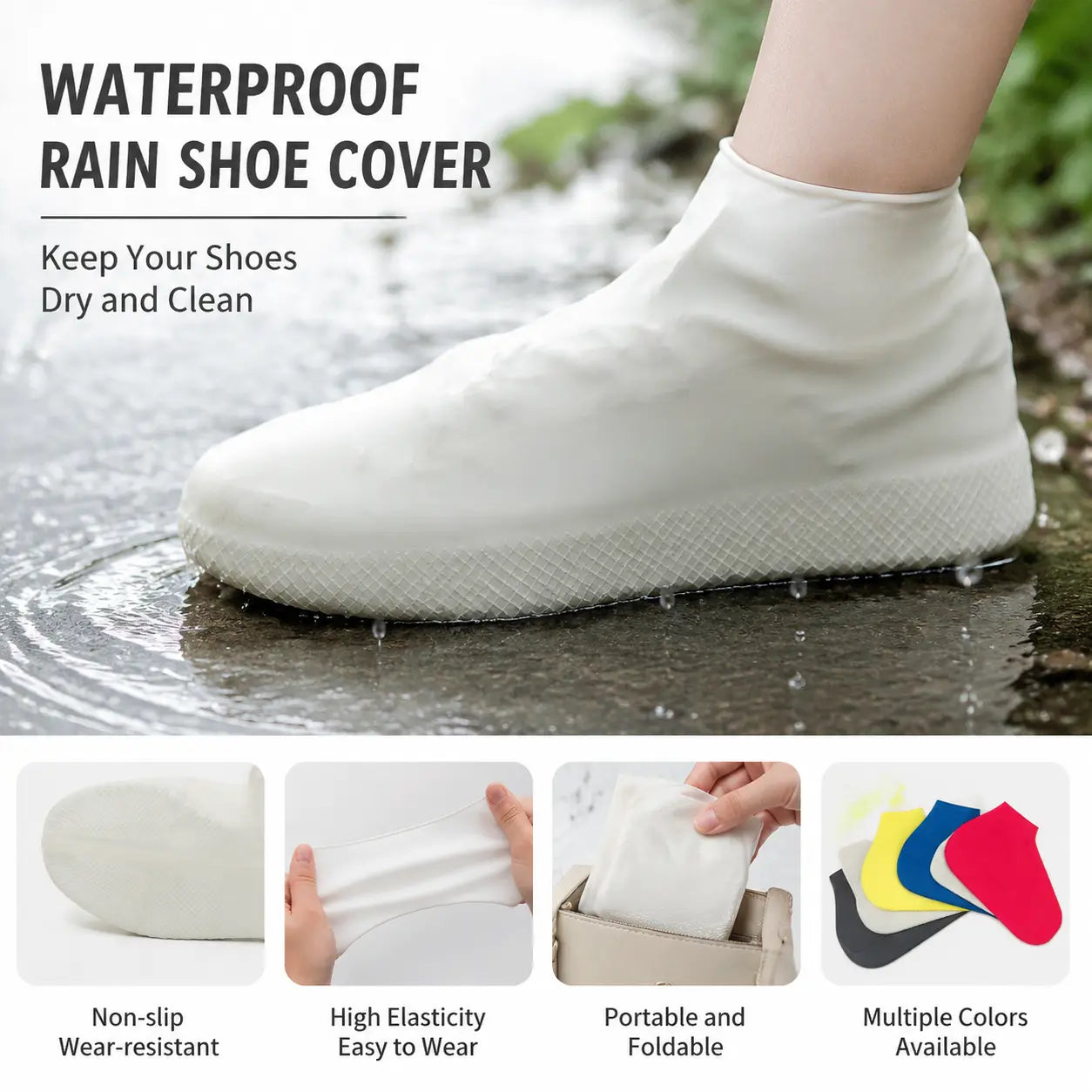 Silicone Waterproof Rain Shoe Covers
