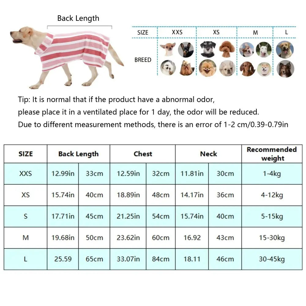 Full Coverage Doggy Bath Towel Pet Robe