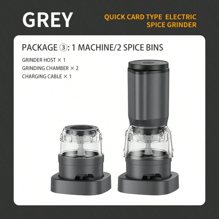 Quick Card Type Electric Spice Grinder