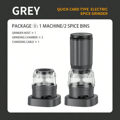 Quick Card Type Electric Spice Grinder