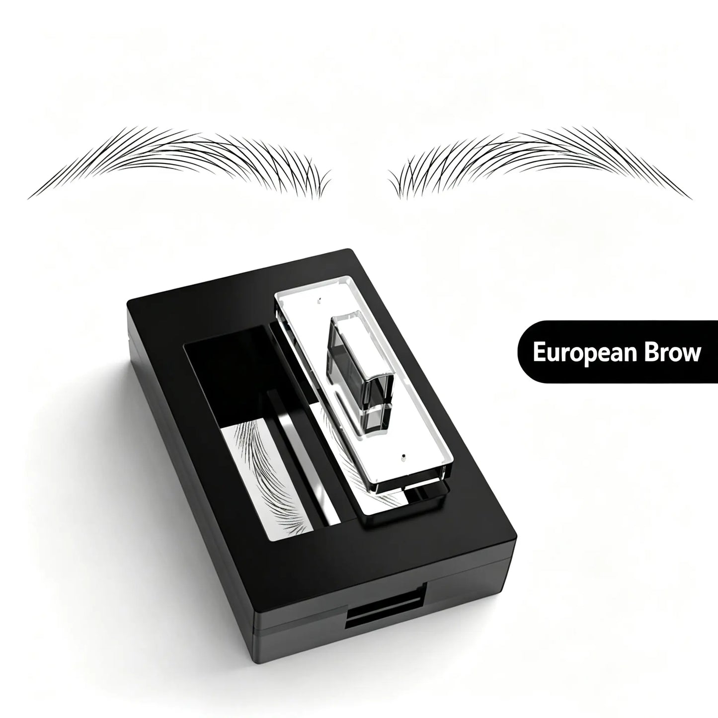 ✨ Reusable Hair-Stroke Eyebrow Stamp – Natural Waterproof Brows in Seconds