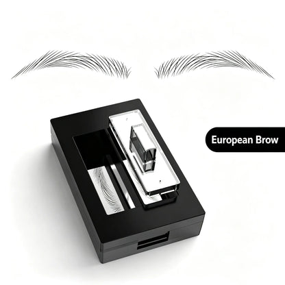 ✨ Reusable Hair-Stroke Eyebrow Stamp – Natural Waterproof Brows in Seconds
