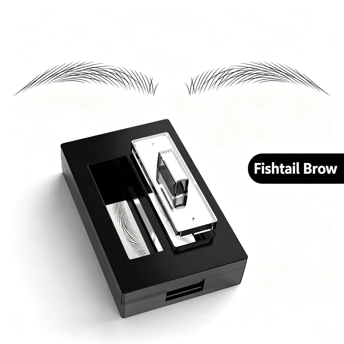 ✨ Reusable Hair-Stroke Eyebrow Stamp – Natural Waterproof Brows in Seconds