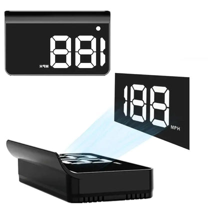 🚗Car GPS Speedometer Head-Up Display with Integrated Light Shield & Digital Screen