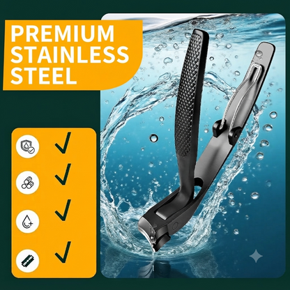 🎉 2026 Sale — Over 50,000 Sold! ✂️ Black Curved Nail Clipper – Ergonomic & Easy for Seniors 🖤