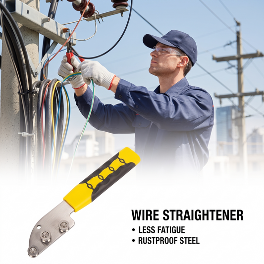 🔧 Professional Handheld Wire Straightener Tool for Electricians