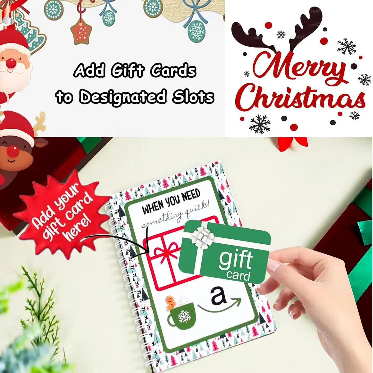 🎁Christmas Gift Card Book
