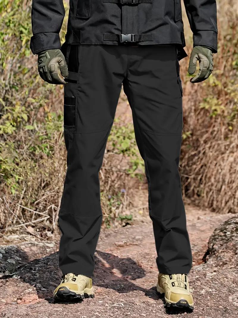 Men’s Waterproof Tactical Work Pants – Multi-Pocket Outdoor Hiking & Casual Pants