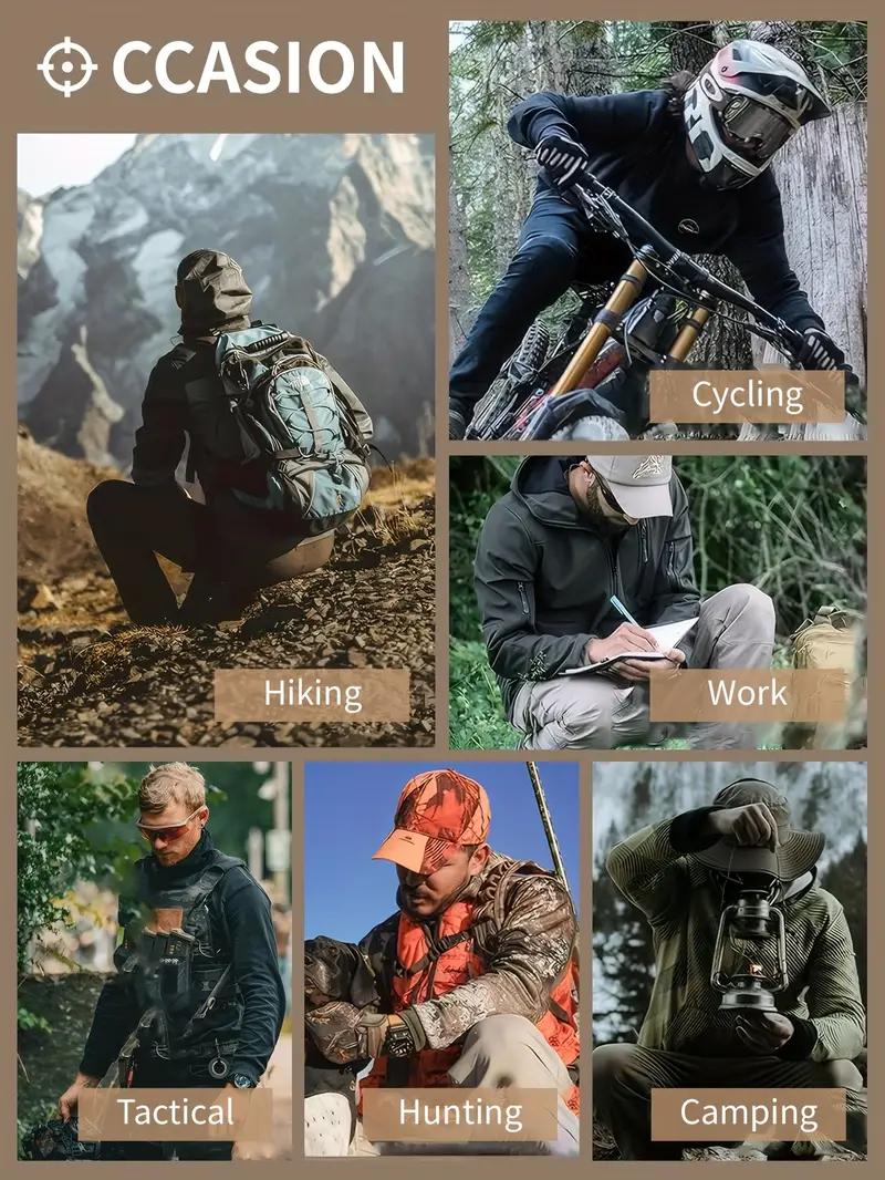 Men’s Waterproof Tactical Work Pants – Multi-Pocket Outdoor Hiking & Casual Pants