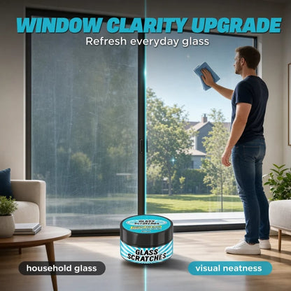 💥 Multi-Purpose Glass Scratch Repair Paste – 30g, for Windows, Mirrors & Car Glass 🪟