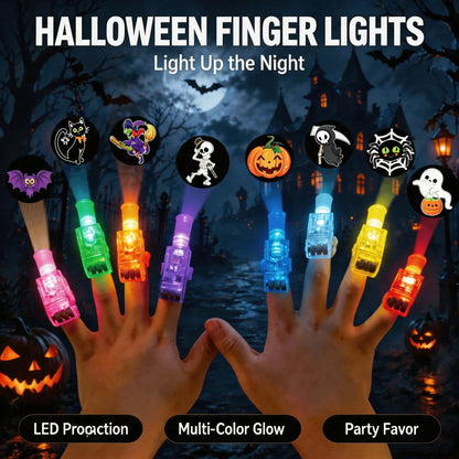 🎃 Spooky Pattern Finger Projector Lights