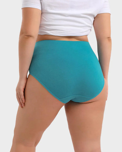 💖Ultimate Comfort, Every Single Day! ☁️✨High-Waisted Full Coverage Cotton Briefs