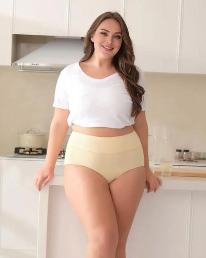💖Ultimate Comfort, Every Single Day! ☁️✨High-Waisted Full Coverage Cotton Briefs