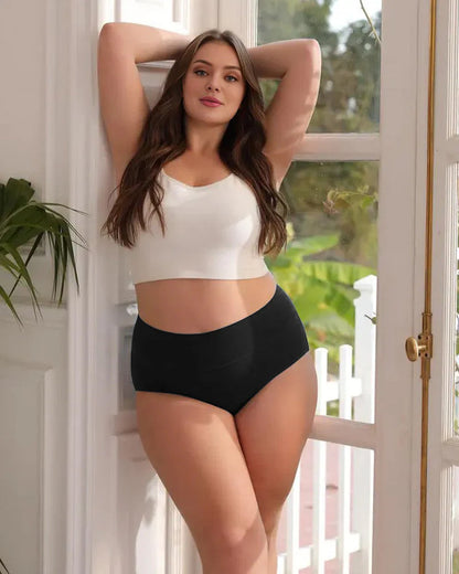 💖Ultimate Comfort, Every Single Day! ☁️✨High-Waisted Full Coverage Cotton Briefs