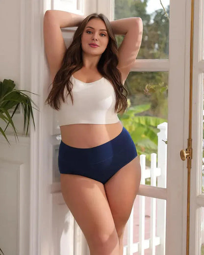 💖Ultimate Comfort, Every Single Day! ☁️✨High-Waisted Full Coverage Cotton Briefs