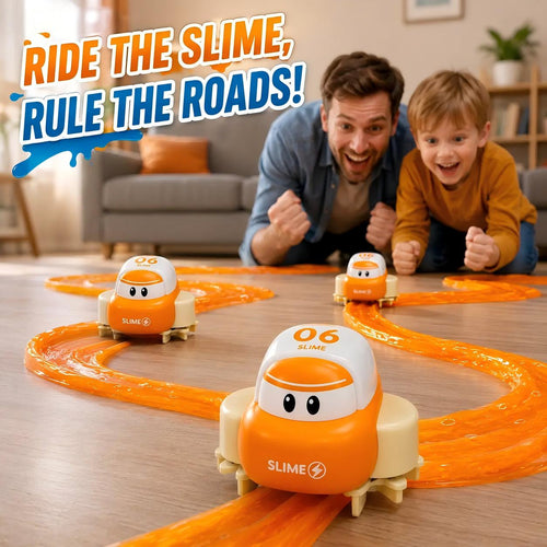 Magic Slime Race Track Set – DIY Electric Car Adventure