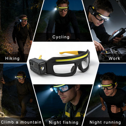 Rechargeable LED Glasses Headlamp