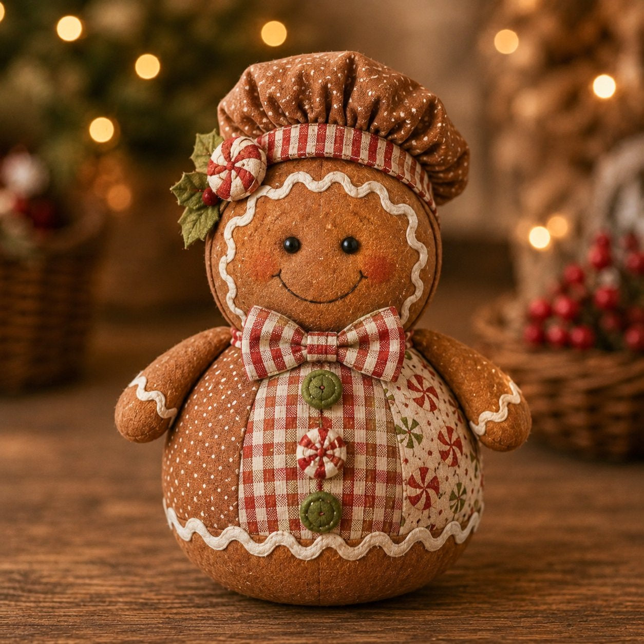 🎄🎅Patchwork Fabric Doll DIY Kit