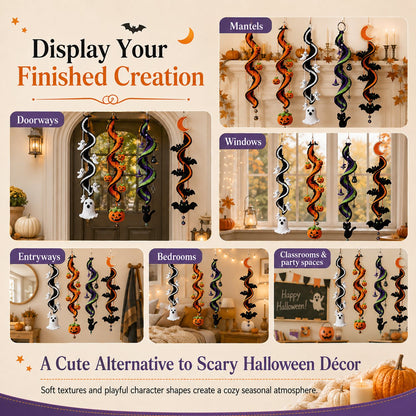 🎃 Enchanted Halloween Crochet Spiral DIY Kit