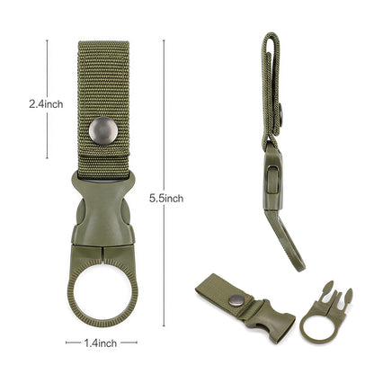 ⛰️Outdoor Water Bottle Carabiner Clips with Carabiner Buckle